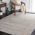 thumbnail image 2 of SAFAVIEH Princeton Ema Geometric Area Rug, Ivory/Blue, 6'7" x 6'7" Square, 2 of 8