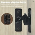 thumbnail image 4 of Security Zinc Alloy 90 180 Hardware Lock Sliding Degree Bathroom Easy G9k8 Install, 4 of 9