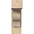 thumbnail image 2 of Ekena Millwork 8"W x 22"D x 26"H Funston Block Rough Sawn Bracket w/ Offset Brace, Douglas Fir, 2 of 25
