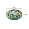thumbnail image 7 of Dog Puzzle Toys Slow Feeder Interactive Increase Puppy IQ Food Dispenser Slowly Eating NonSlip Bowl Pet Training Game (green), 7 of 7