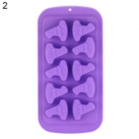 

JHDONG Halloween Skull Wizard Hat Pumpkin Shape Chocolate Mold Baking Decorating Tool