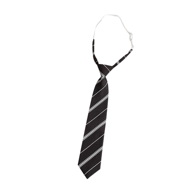 Odeerbi Niños Niñas Pre-Atado Corbata A Rayas Correa Elástica Ajustable Corbata Uniforme de La Escuela Accesorio