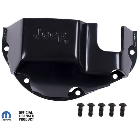Rugged Ridge by RealTruck Differential Skid Plate for Dana 44 | w/ Jeep Logo | DMC-16597.44 | Compatible with Dana 44