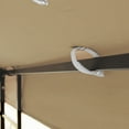 thumbnail image 4 of CoSoTower 10X10 Ft Outdoor Patio Gazebo Replacement Canopy, Double Tiered Gazebo Tent Roof Top Cover Only（Frame Not Include）, 4 of 6