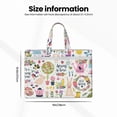 thumbnail image 3 of Kdxio Spring Flowers Birds File Tote Document Bag Business Briefcase Bag Document Organizer Tote Briefcase for Letter A4 Files Business Teacher Office Bag, 3 of 8