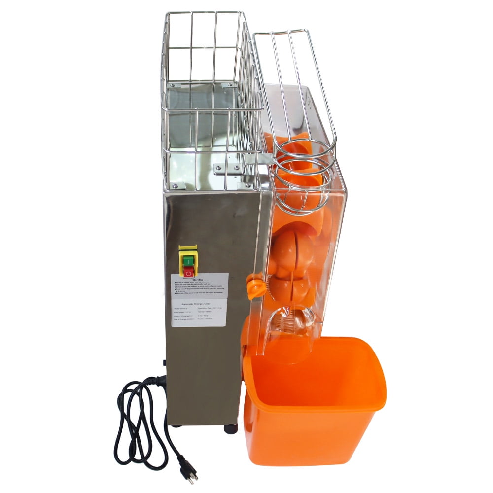 Orange Juice Extractor Machine Plastic Basket Commercial 110V