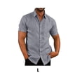 thumbnail image 5 of Camisa de Hombre Sonducket de Un Solo Pecho con Botones Gris L, 5 of 5