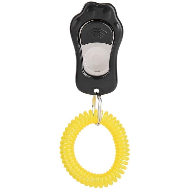 Clicker de entrenamiento ajustable de 3 velocidades, clicker de entrenamiento para perros con correa para la muñeca, ideal para caballos, gatos y pájaros, perfecto para el entrenamiento conductual (ne