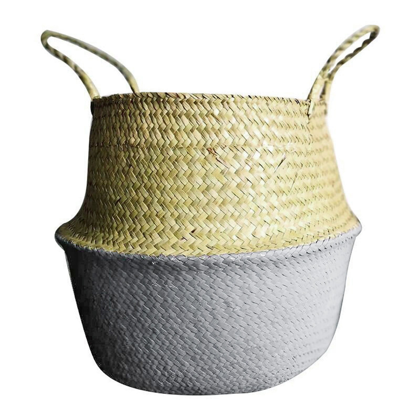Extra Large Blanket Storage Bag for Storage Wicker Basket Wicker Basket