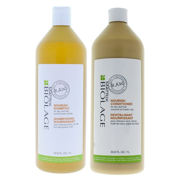 Biolage Raw Nourish Shampoo and Conditioner Kit by Matrix for Unisex