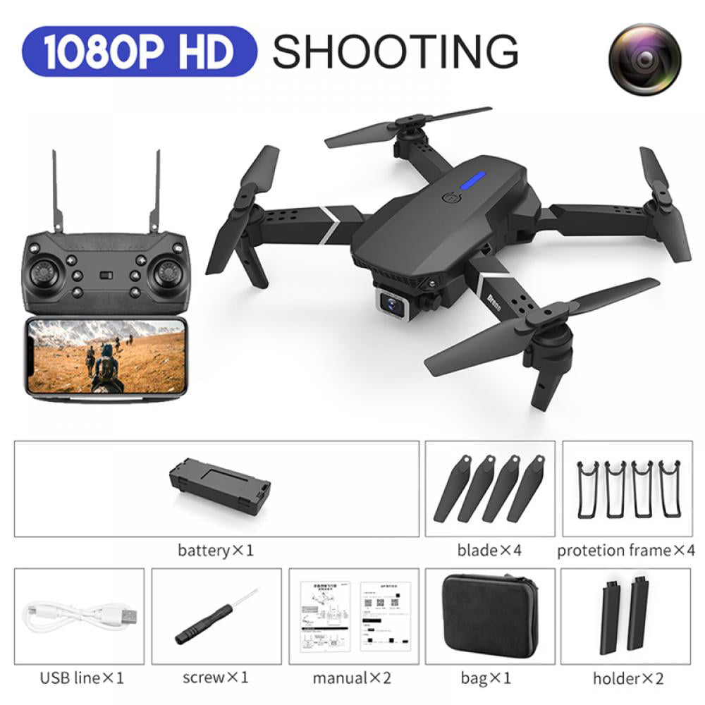 Wide Angle Len HD Camera Quadcopter RC Drone WiFi FPV Live Helicopter Hover UK 