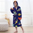 thumbnail image 4 of Ropa de cama Ropa infantil Albornoz grueso con capucha alargado Pijamas de terciopelo para niñas Camisón de poliéster para niñas, 4 of 7