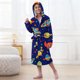 thumbnail image 4 of Ropa de cama Ropa infantil Albornoz grueso con capucha alargado Pijamas de terciopelo para niñas Camisón de poliéster para niñas, 4 of 7