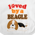 thumbnail image 4 of Inktastic Beagle Dog Lover Boys or Girls Baby Bib, 4 of 4