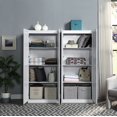 thumbnail image 4 of Manhattan Comfort Hopkins Armoire de Rangement Moderne 3.0 en Blanc - Ensemble de 2, 4 of 4