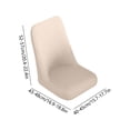 thumbnail image 3 of Oefntac Stretch Chair Cover Soft Thick Pet Friendly Washable Dining Chair Slipcover Protector Kitchen Living Room, 3 of 6