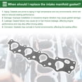 thumbnail image 6 of Unique Bargains Engine Intake Manifold Gasket for Honda Accord 1993-1998 Intake Manifold Sealing Gasket No.17105P0A004 Asbestos-free Oil-resistant Paper 1 Pcs, 6 of 6