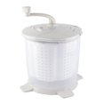thumbnail image 4 of SNNROO Mini Portable Manual Washing Machine  Hand Cranked Clothes Washer with a Detachable Dehydration Basket for Home Dormitory Gray, 4 of 9