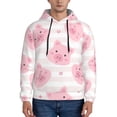thumbnail image 2 of Bingfone Cartoon Pig Men'S Drawstring Hoodie Long Sleeve Pocket Sweatshirts-Xx-Large, 2 of 9