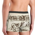 thumbnail image 3 of Goofa Cows On The Farm Printed Men's Boxer Briefs Underwear, Moisture-Wicking Underwear, Trunk,Soft and Breathable Cotton Underwear-XX-Large, 3 of 9