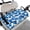 Blue Cow Print, variant on Whosucclay Breathable Golf Cart Seat Protector for Off-Road All Weather, with Storage Pockets Thickened Golf Cart Seat Cover, Brown Cow Print Pattern