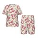 thumbnail image 1 of Balery Bow With Sugar Skull Conjunto de Pijama Infantil de Manga Corta con Estampado – Ropa de Dormir de Algodón Suave-3X-Large, 1 of 6