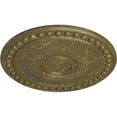 thumbnail image 3 of Ekena Millwork 19 1/8"OD x 1"P Foster Ceiling Medallion (Fits Canopies up to 5 5/8"), Hand-Painted Mississippi Mud Crackle, 3 of 8