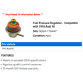 thumbnail image 2 of Fuel Pressure Regulator - Compatible with 1995 Audi 90, 2 of 2