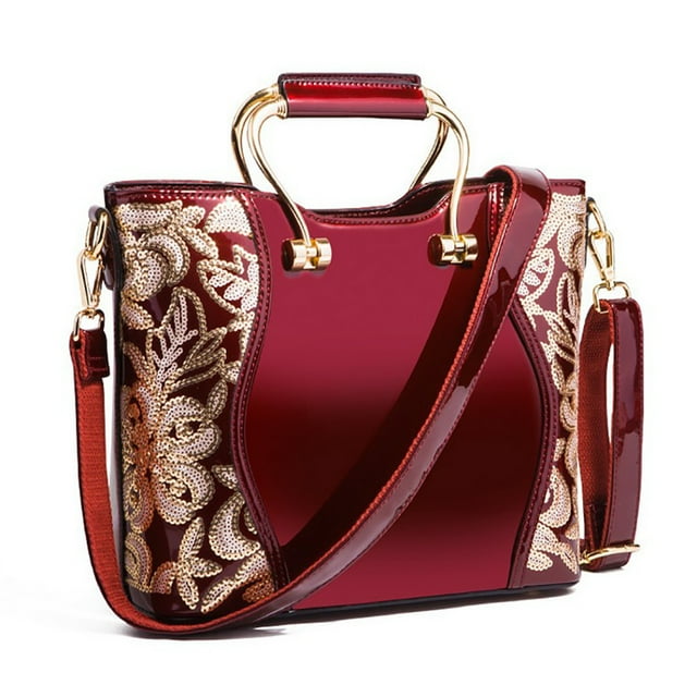 Sac à Main pour Femmes Mode Créatif à Paillettes Sac à Poignée Supérieure Sac d'Épaule Sac Bandoulière