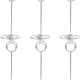 thumbnail image 2 of Paquete de 10 soportes para números de mesa de 8,75 pulgadas de alto para tarjetas de lugar en plateado, 2 of 5