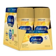 (6 pack) Enfamil NeuroPro Ready to Feed Baby Formula, Brain Building Duo DHA & MFGM,8 fl oz, 6 count