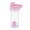 Pink, variant on Grey Protein Powder Shaker Bottle 700Ml With Measuring Scale And Mixing Ball Portable Fitness Sports Water Bottle For Shakes Size 9.44X2.75 Inches 1 Bottle With Ball 0.36 Lbs
