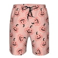 thumbnail image 3 of Fotbe Smiling Pink Pumpkins Trajes de Baño Estampados para Hombre, Shorts de Verano de Secado Rápido, Ropa de Playa, Bañadores-3X-Large, 3 of 6