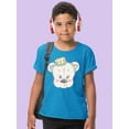 thumbnail image 2 of Cute Teddy Bear With Crown T-Shirt Juniors -Image by Shutterstock,  x-Small, 2 of 4