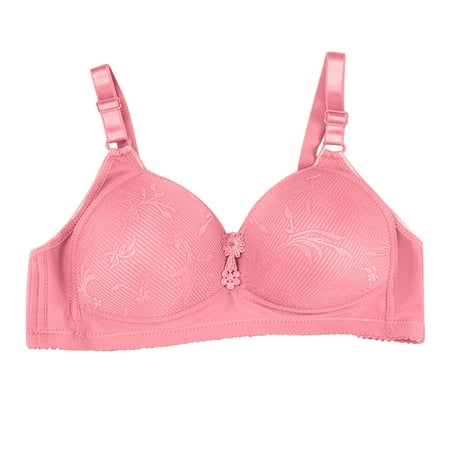 

Lace Bras for Women Seamless Bras Backless Bra Minimizer Bra Wireless Women Bra No Rims Comfortable Breathable Anti-exhaust Base Top Solid Underwear 668# No Steel Ring Bra Gather Full Cup5122