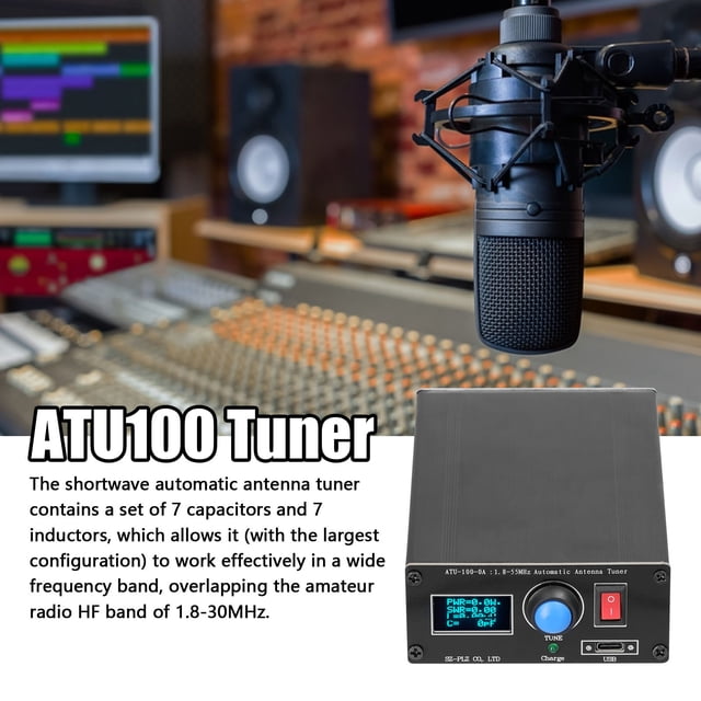 1.8-55MHz ATU-100-0A 1.8-55MHz mini antena automática Tune