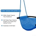 thumbnail image 3 of RedSwing Toddler Swing Seat for Kids with Heavy-Duty Adjustable Ropes, Hand-Knitting Secure Children Swing Set for Indoor Porch, Outdoor Playground, Backyard, Tree, Blue, 3 of 8