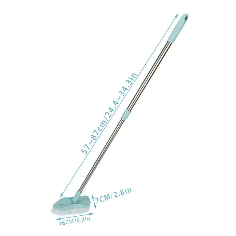 1pc Plastic Long Handle Cleaning Brush, Minimalist Floor Cleaning Brush For  Bathroom