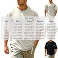 thumbnail image 3 of Men's Oversized T-Shirts Loose Fit Gym Short Sleeves Drop Shoulder Tops Fashion Streetwear Workout Tees Size M-4XL White-C, 3 of 9
