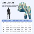 thumbnail image 3 of Balery Sunshine Cute Winged Cat Pijama para Hombre de Dos Piezas con Manga Larga, Conjunto de Dormir y Descanso Suave con Bolsillos-Small, 3 of 6