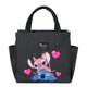 thumbnail image 3 of Bolsa de almuerzo con diseño de Stitch de Disney, linda bolsa bento con dibujos animados, bolsa bento con aislamiento para picnic, bolsa de almuerzo para estudiantes y trabajadores de oficina, 3 of 5