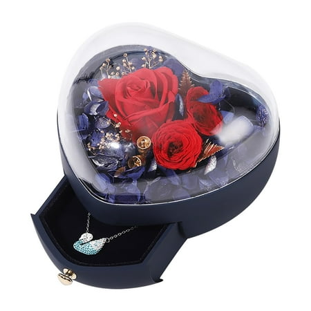 

Jsykt Suction Cup Hooks Heart-shaped Preserved Flower Box Tumbler Valentine s Day Gift Box Clearance