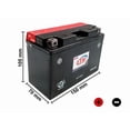 thumbnail image 2 of Lth T9B-Bs 12V 8Ah 115 Cca Agm Bci para Moto, 2 of 5