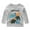 Grey, variant on sertiohcv Short Sleeve Tees for Kids Girls Boys Crewneck Toddler Kids Baby Boys Girls Dinosaur Letter Print Long Sleeve Crewneck T Shirts Tops Tee Clothes For Children Grey Size for 1-2 Years