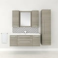 thumbnail image 2 of Cutler Kitchen and Bath Silhouette 48" Wood/Marble Bathroom Vanity in Aria Oak, 2 of 6