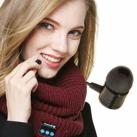 

GRNSHTS Unisex Bluetooth Scarf for Winter Women Men Kids Girls Wireless Knit Winter Collar Scarf Headphones Built-in HD Speakers and Microphone For Outdoor Running Walking Hiking (Wine Red)