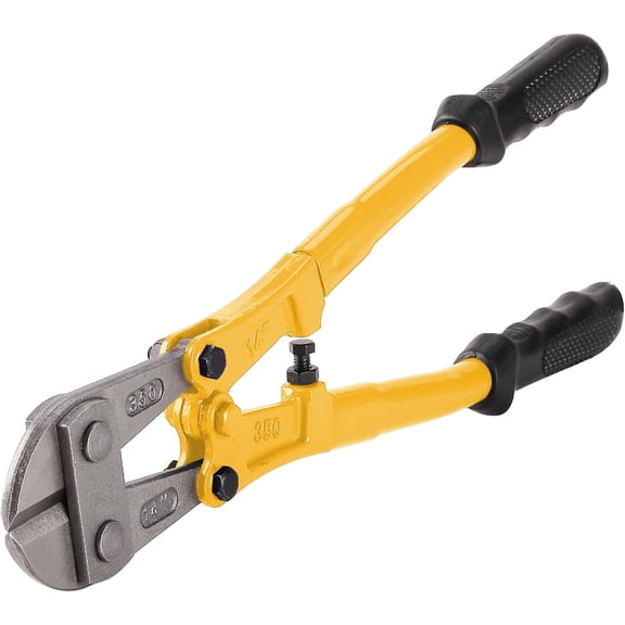 Bates- Bolt Cutter, 14", Yellow, Chain Lock Cutter Heavy Duty, Bolt Cutters Heavy Duty for Locks, Screw Cutter, Chain Link Fence Cutter, Bolt and Wire Cutter, Chain Lock Cutters, Bolt Cutter Tool