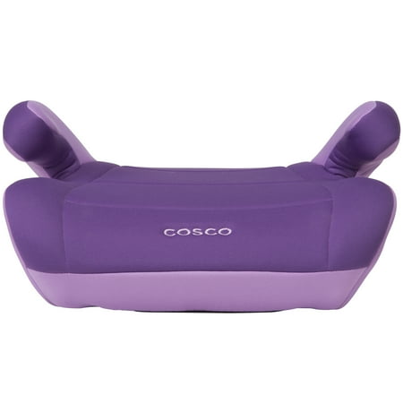 Cosco Topside Child Safe Belt Positioned Backless Booster Car Seat, Purple Grape