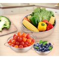 thumbnail image 4 of Stainless Steel Colander Strainer Sieve for Kitchen-Rice Strainer Collander, 4 of 4