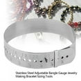 thumbnail image 3 of Stainless Steel Adjustable, Gauge Jewelry Making Bracelet Bangle Sizing Tools, 3 of 8